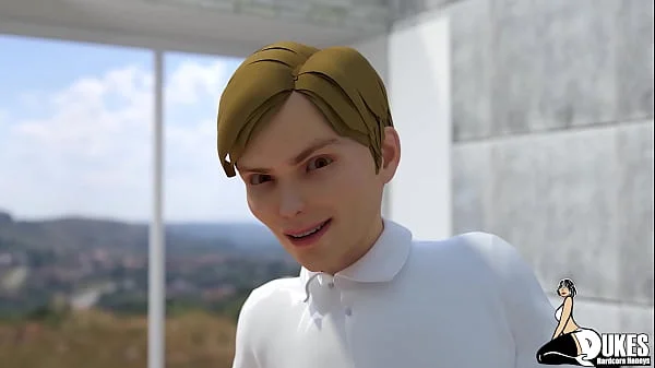 Rich boy has fun with his maid and his teacher.