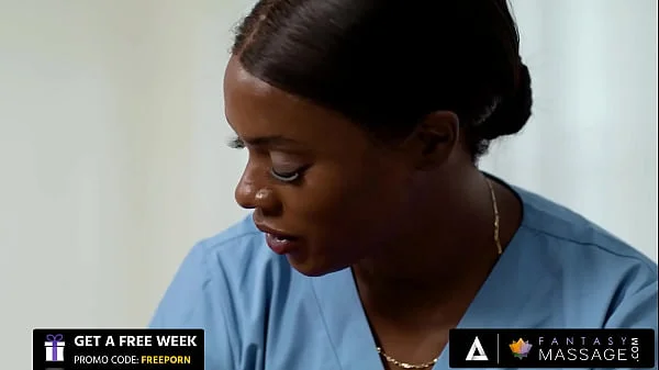 FANTASY MASSAGE - Two Gorgeous Pornstars Ana Foxxx And Eliza Ibarra Have Hot Interracial Sex