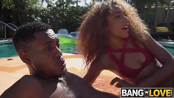 Stepdaughter Brixley Benz Squirts By The Pool